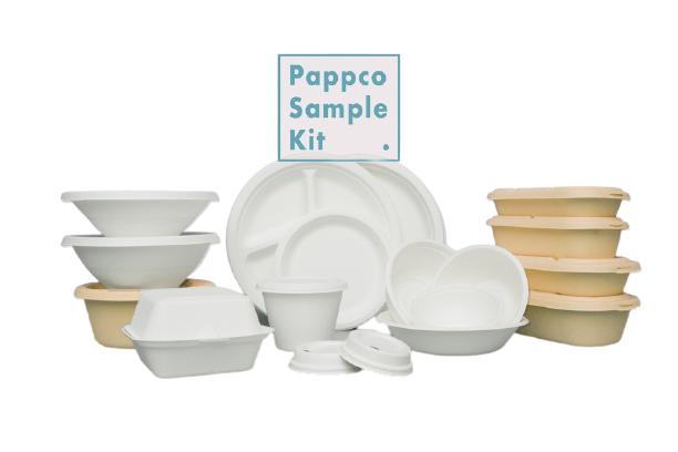 Biodegradable, Disposable Food Packaging Products Sample Kit
