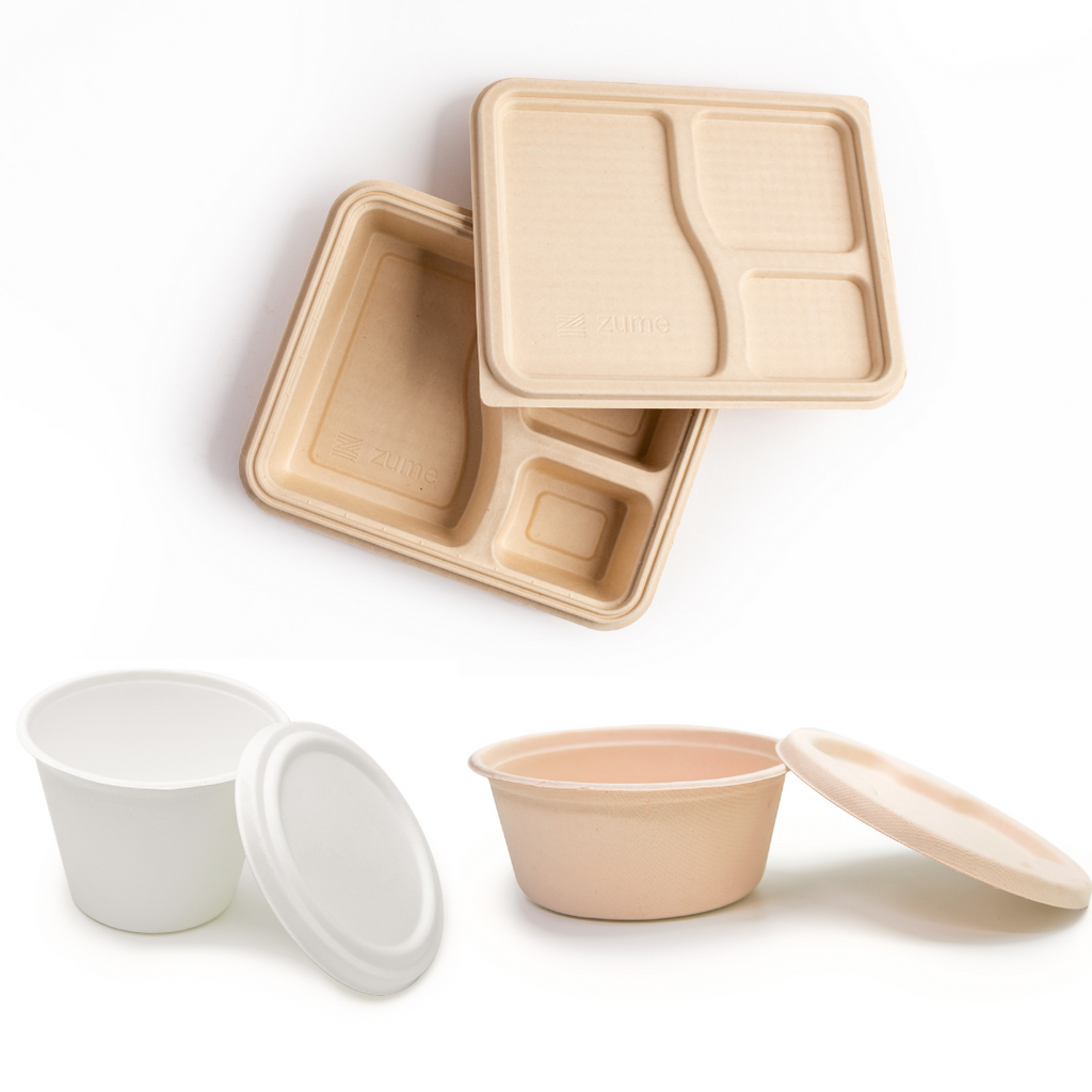Eco-friendly, Biodegradable Disposable Food Takeaway Boxes & Containers 