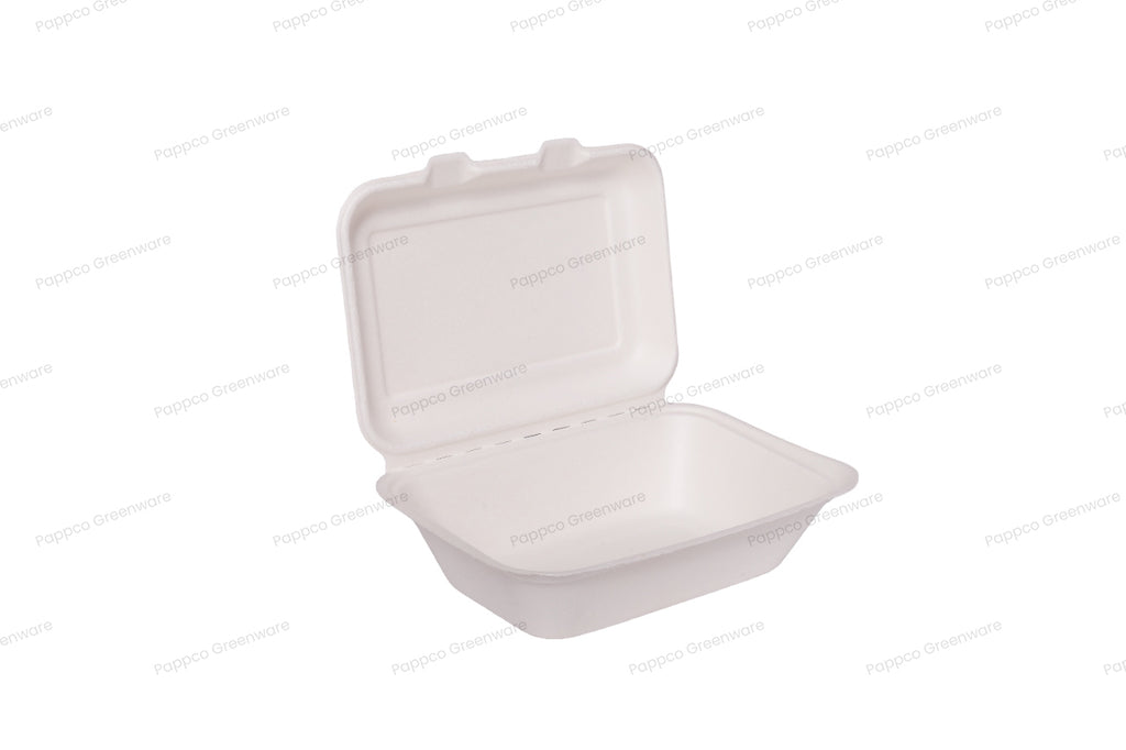 600ml Rectangular Clamshell Container