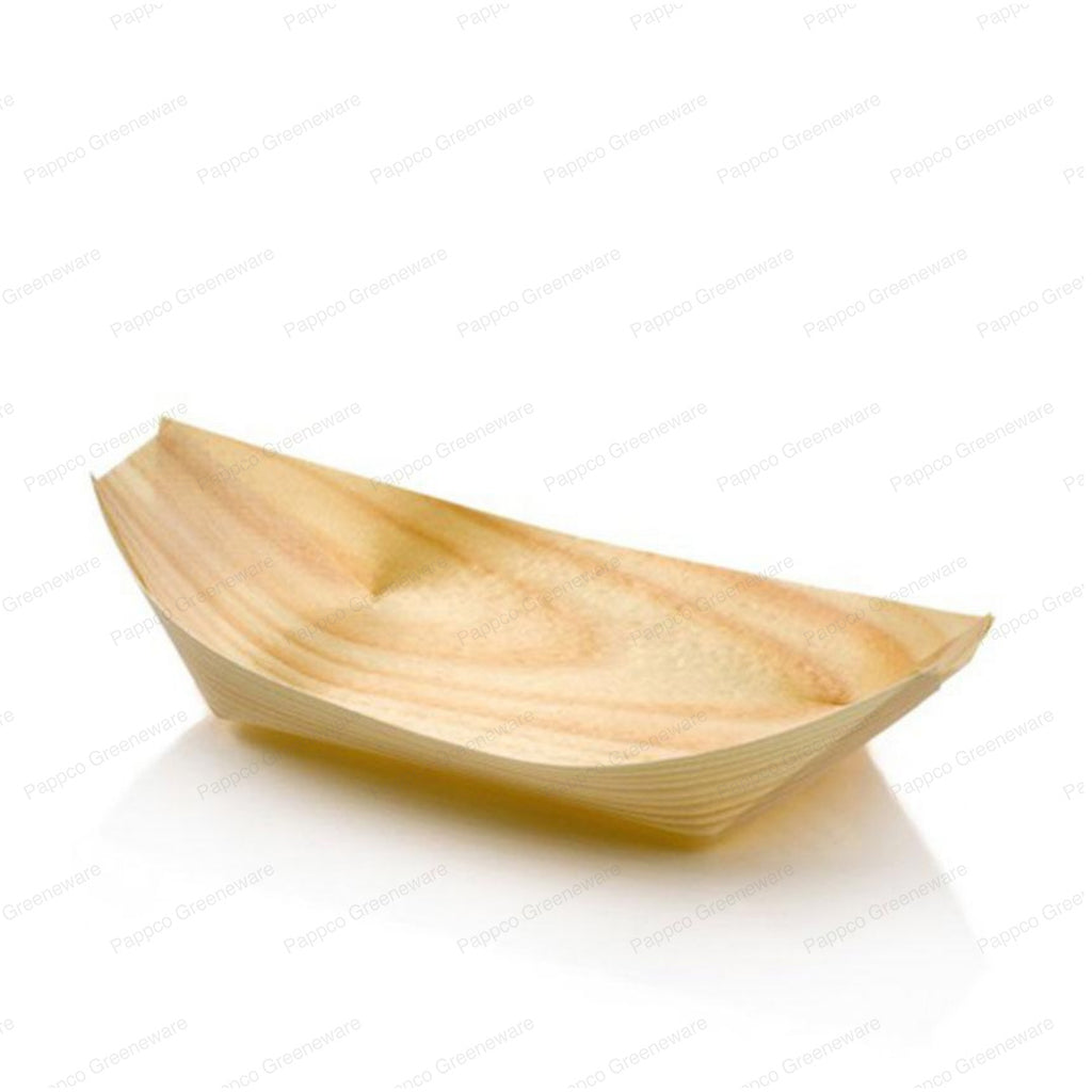 Wooden Pine Boat - 15cm