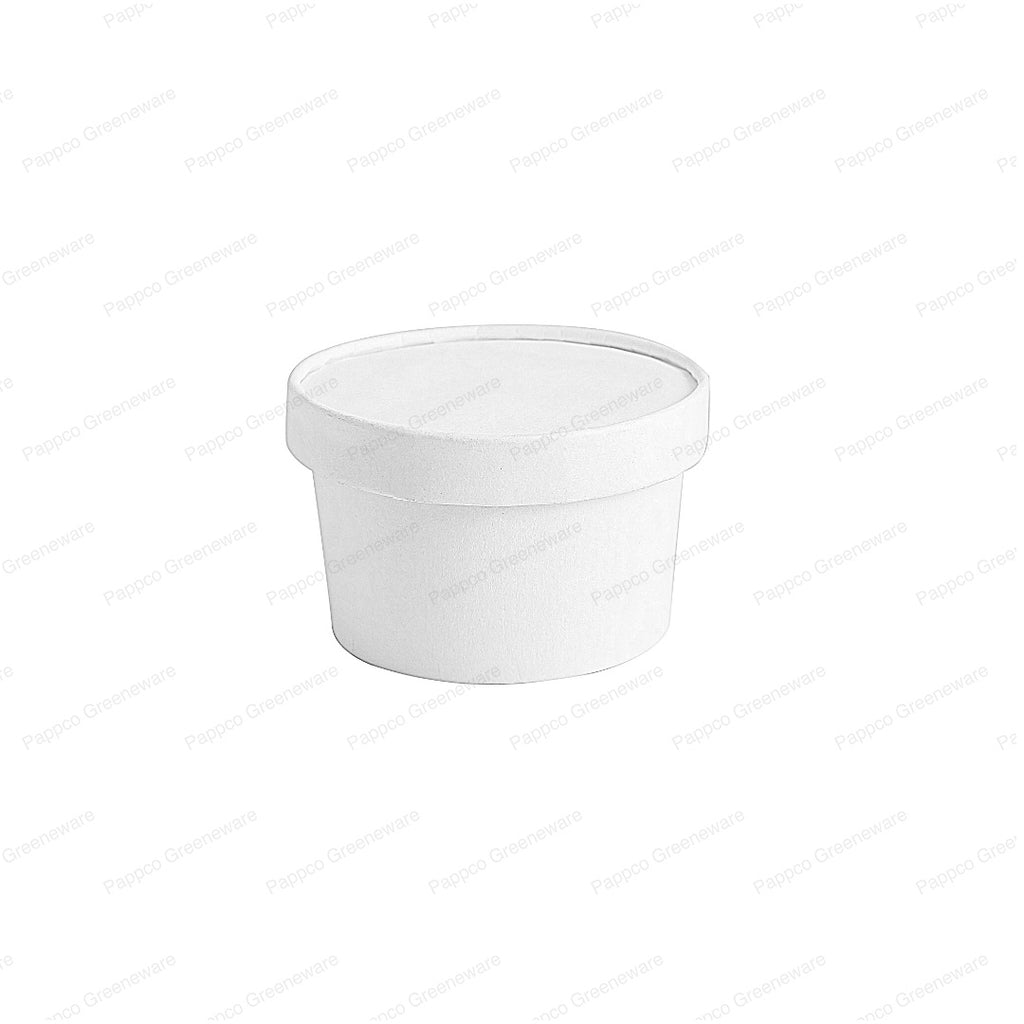 White Paper Tub with Lid - 250ml