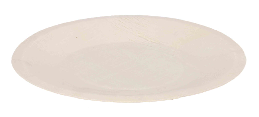 Party Centric 6 Inch Wooden Round Plate (Pack Of 50)