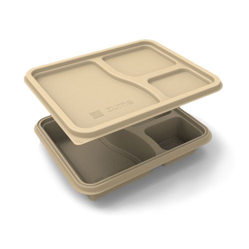 Eco-friendly lunch box available in 3 & 5 Compartment with lids