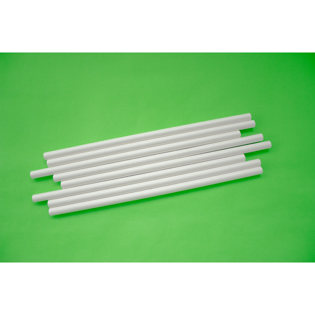 Ecofriendly Drinking Paper Straws Supplier & Manufacturer sizes available in 6mm, 8mm, 10mm thick & 8inches long