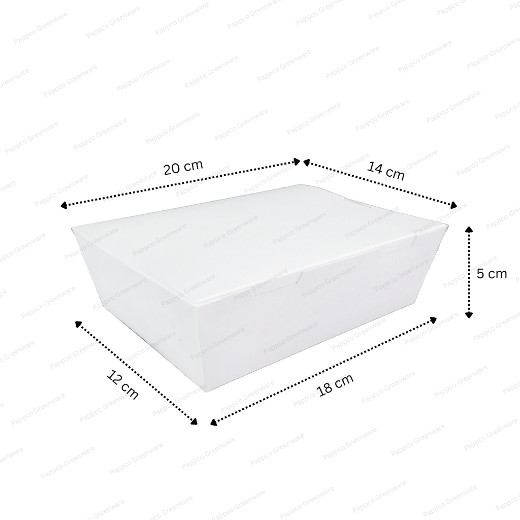 1000ml White Paper Food Box