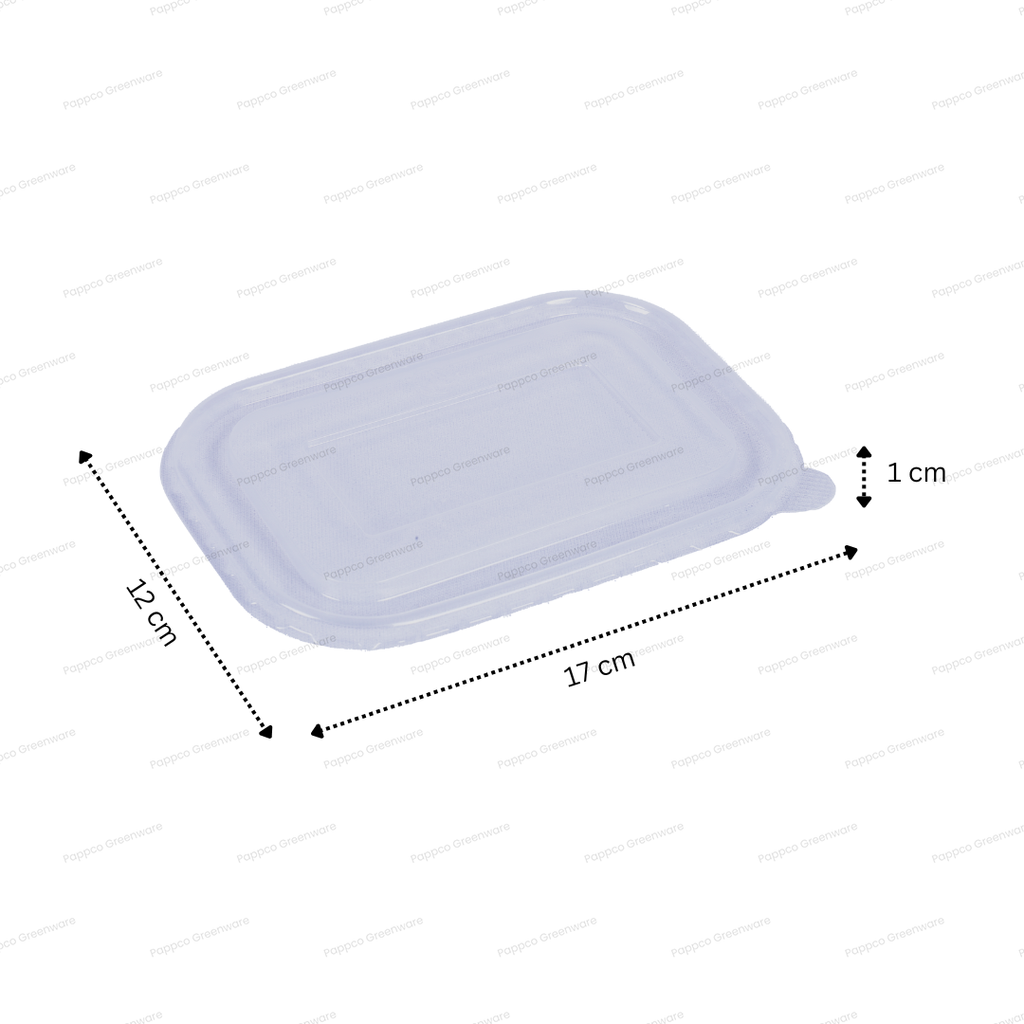 Snapit 750ml Rectangular Kraft Paper Container with PP Lid