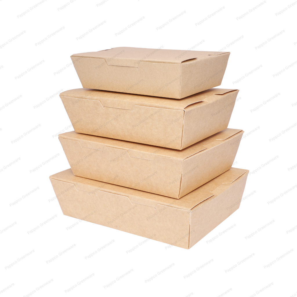 Sample Kit - All KFR1 Kraft Paper Food Boxes