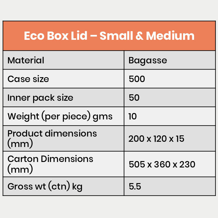 Eco Box Lid (For small & Medium)