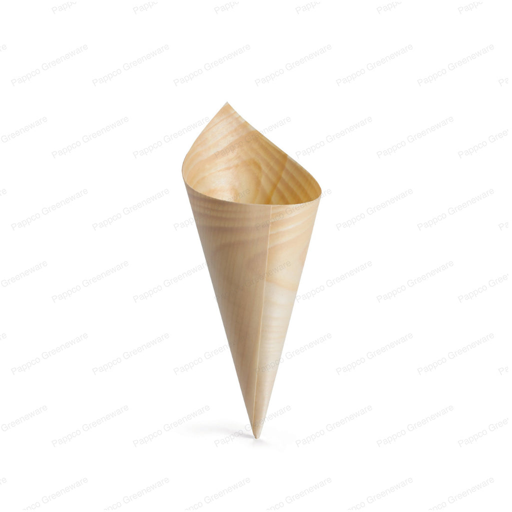 Wooden Cone - 16cm