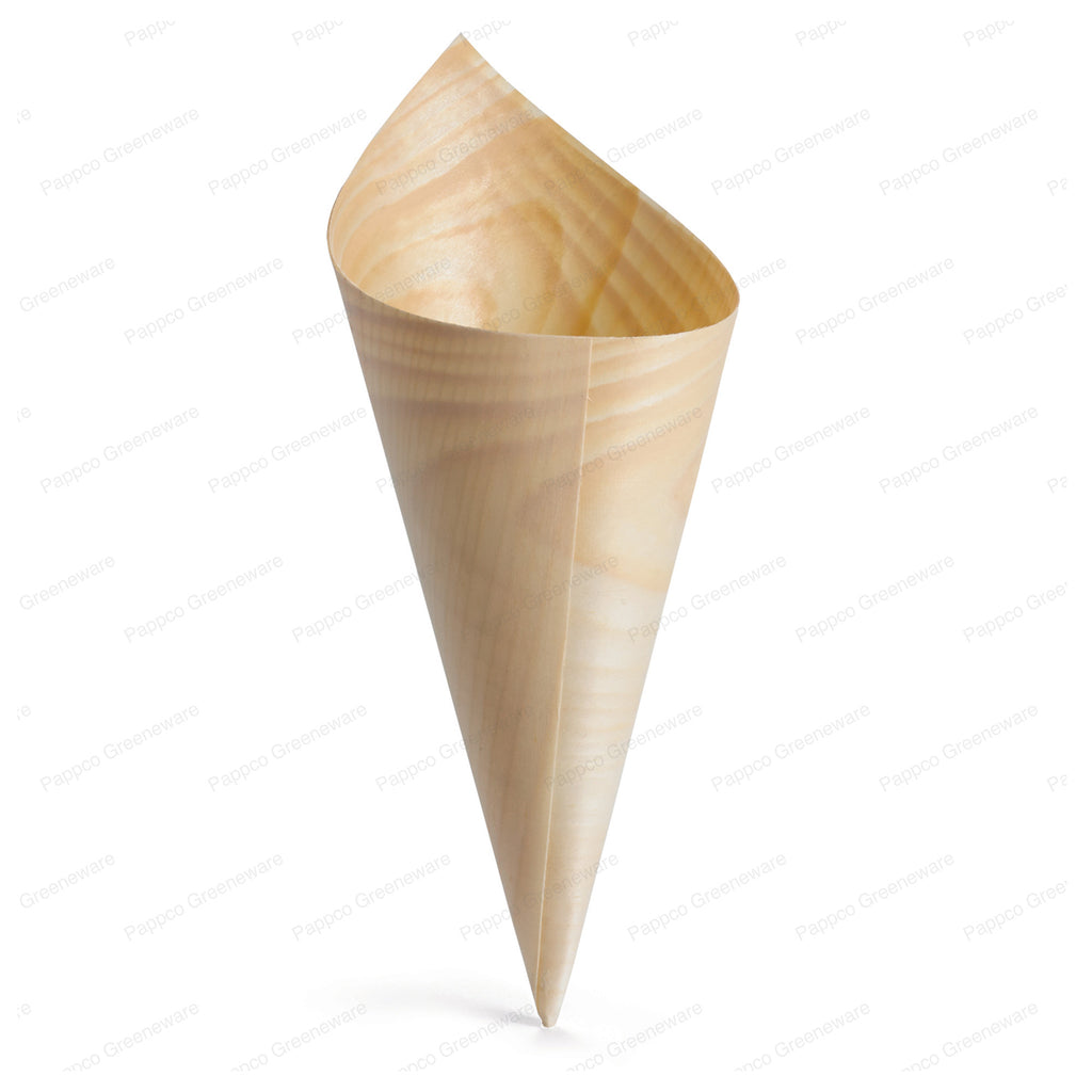 Wooden Cone - 18cm