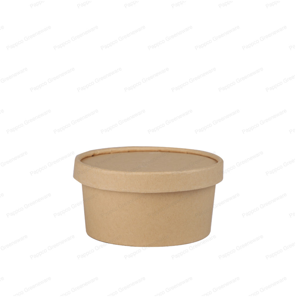 250ml Kraft Paper Tub Container with Lid