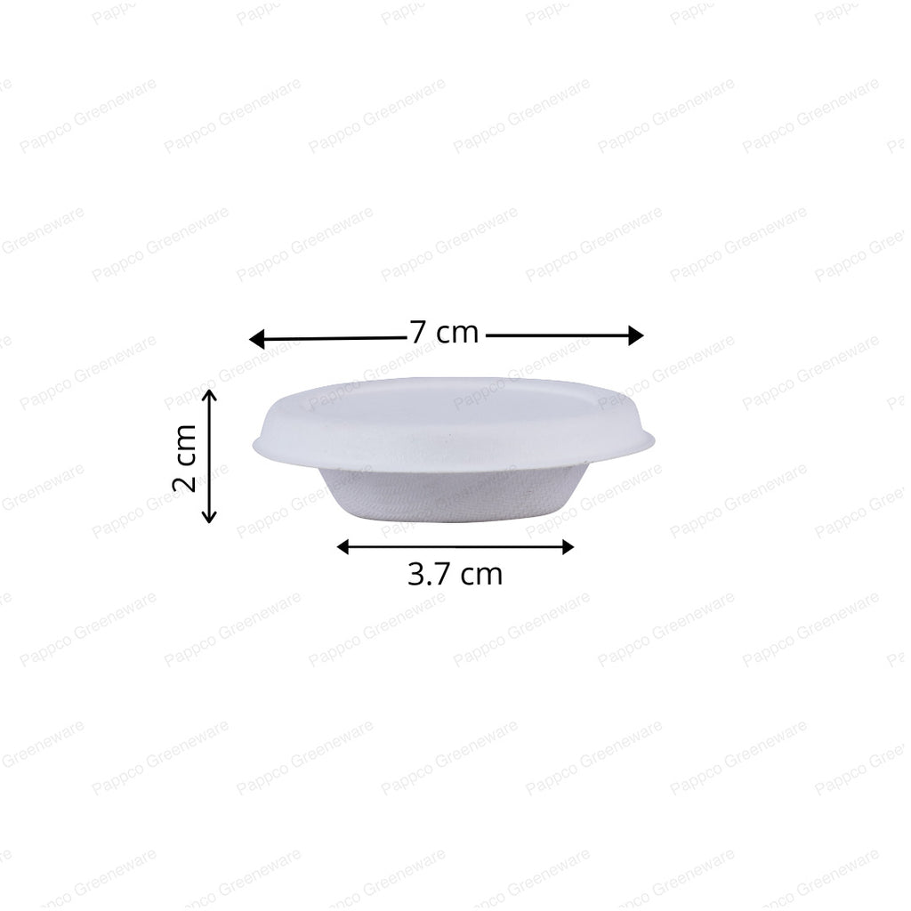 35ml Bagasse Sauce Cup With Lid