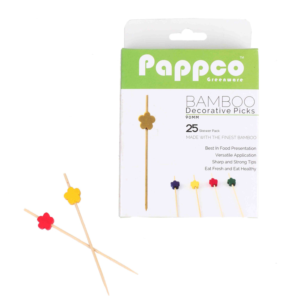 Pappco Greenware 4 Inch Short Decorative Picks (Pack Of 200)