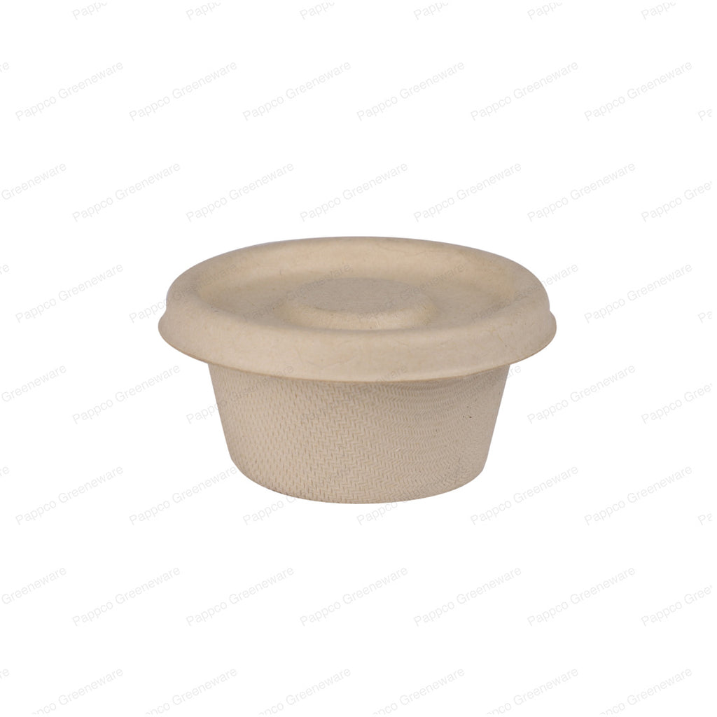 55ml Sauce Cup with Lid (Brown)