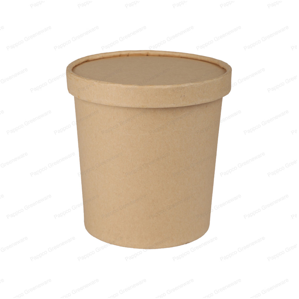 700ml Kraft Paper Tub Container with Lid