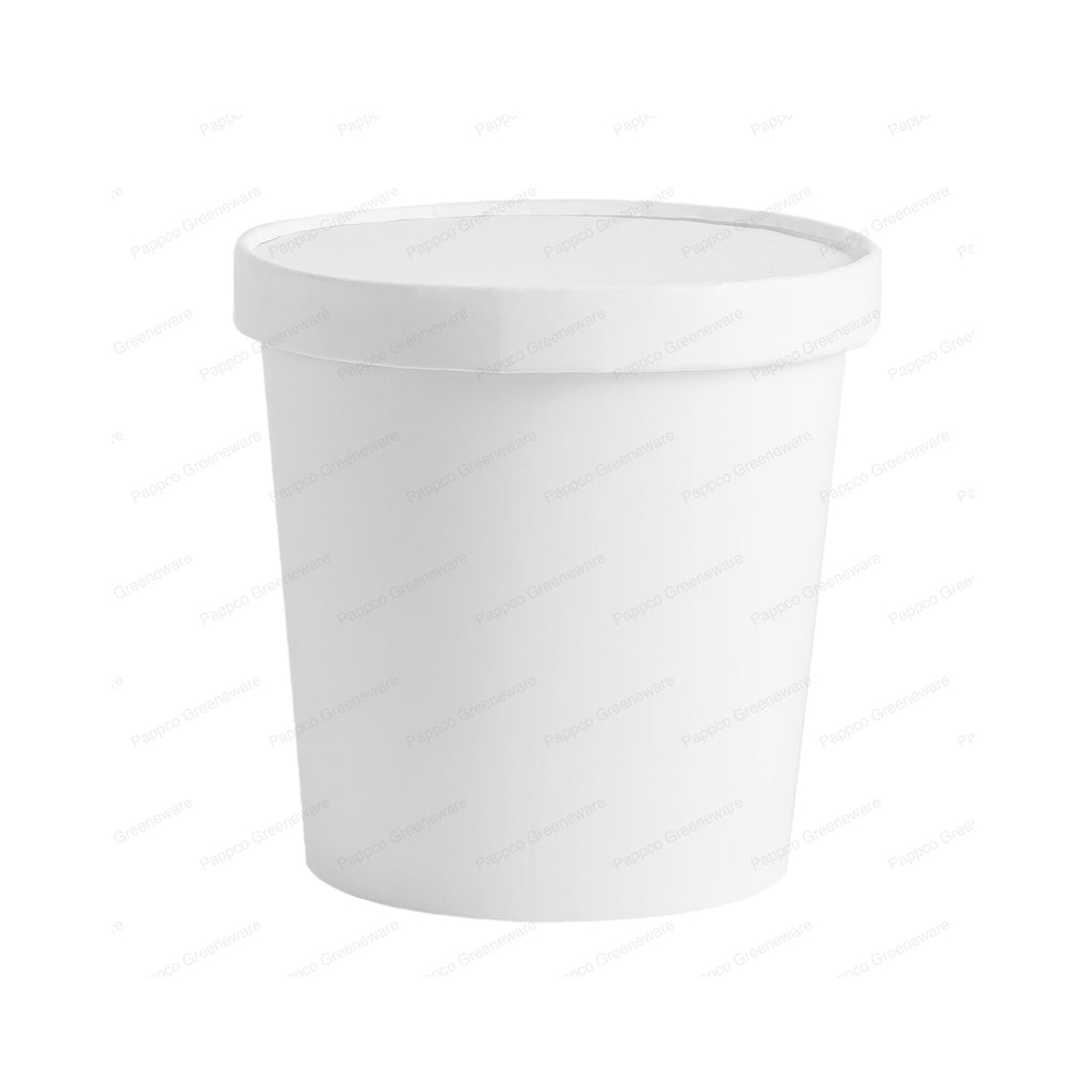 White Paper Tub with Lid - 750ml