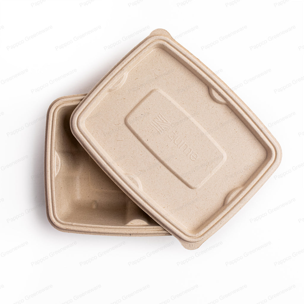 Anti-Leak Rectangular Container With Lid - 650ml