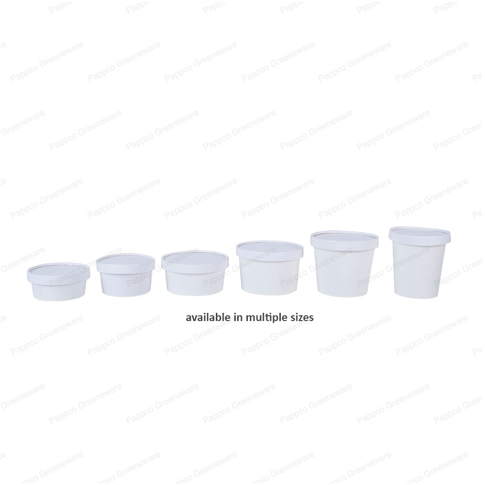 Sample Kit - All White Paper Tub with Lids