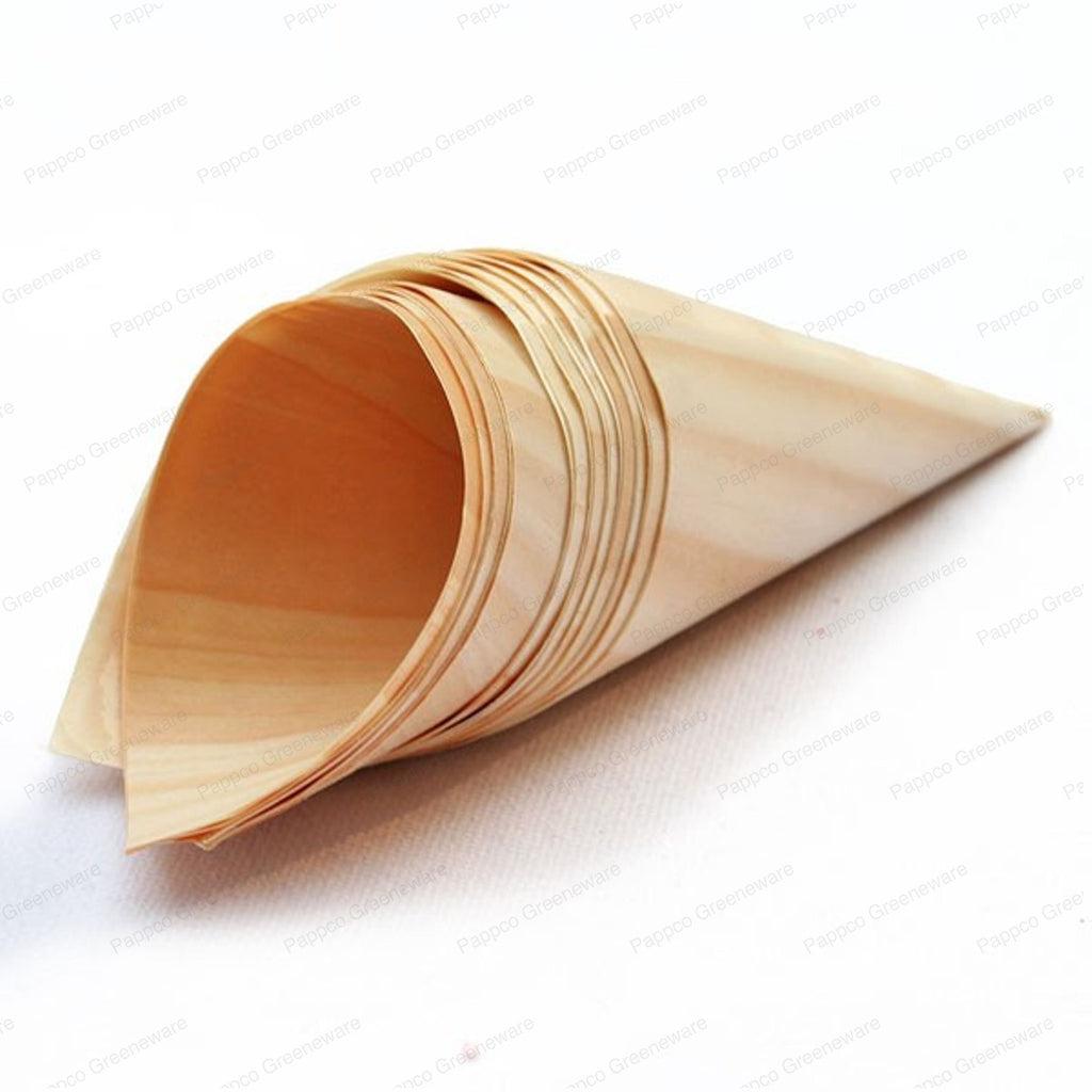 Wooden Cone - 18cm
